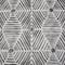 Bath Bliss Black & White Abstract Design PEVA Shower Curtain